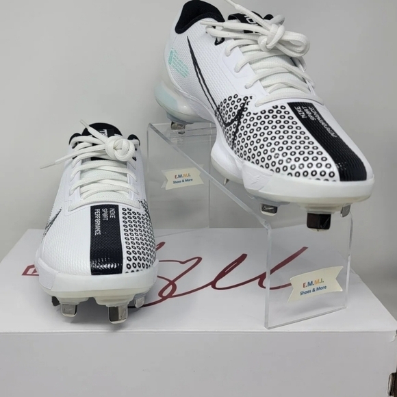 Nike Force Zoom Trout 7 Men Pro Baseball Cleats CQ7224 101 White/Black New Multi main image 6